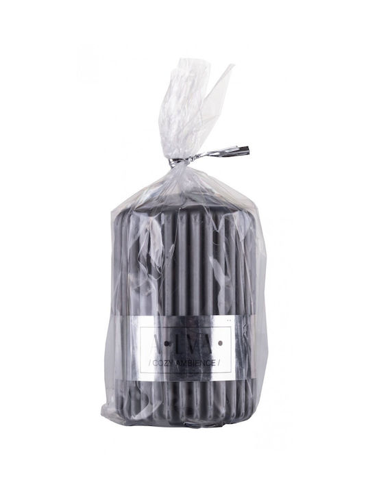 Donau Decorative Gray Candle