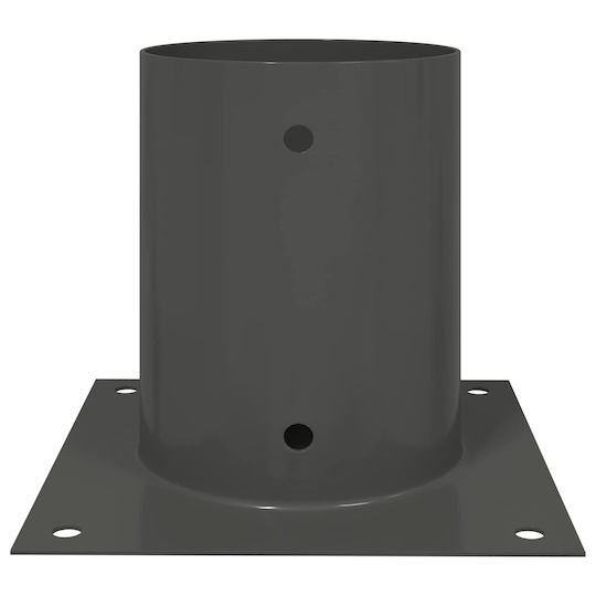 vidaXL Post Support for Garden Fence Made of Metal 18x18x15cm 12 Pieces