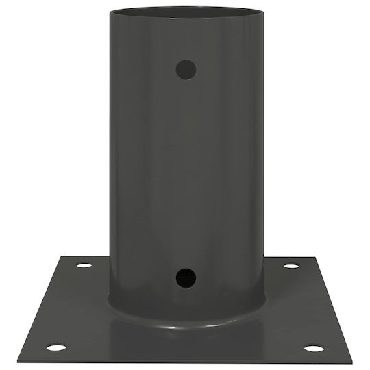 vidaXL Post Support for Garden Fence Made of Metal 15x15x15cm 12 Pieces