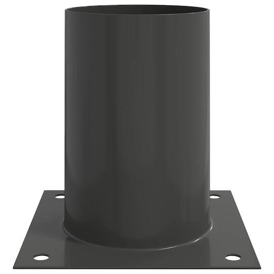 vidaXL Post Support for Garden Fence Made of Metal 15x15x15cm 12 Pieces