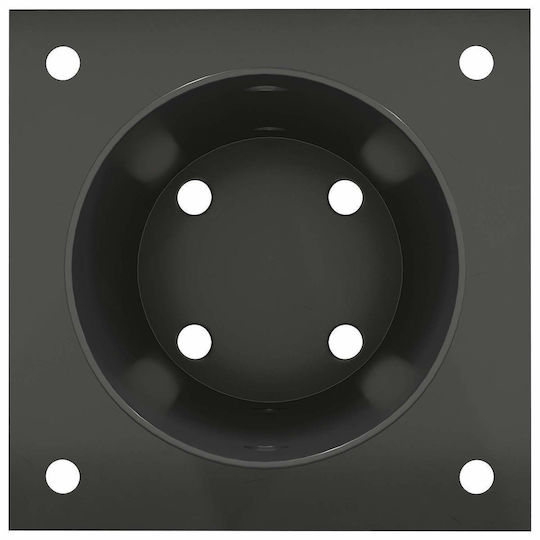 vidaXL Post Support for Garden Fence Made of Metal 15x15x15cm 12 Pieces