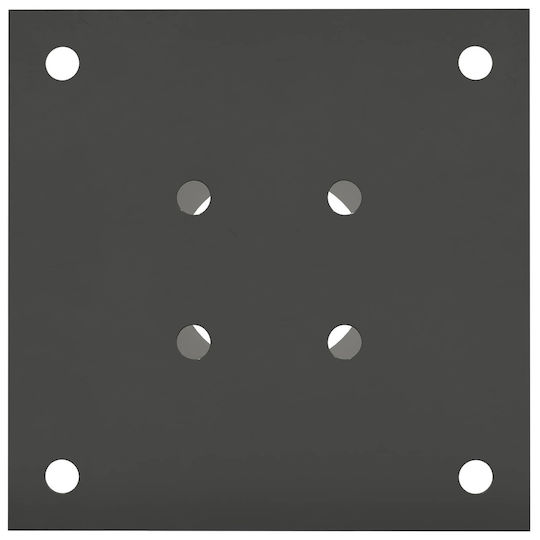 vidaXL Post Support for Garden Fence Made of Metal 15x15x15cm 12 Pieces