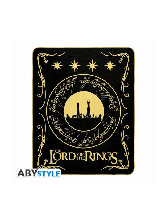 Abysse Babydecke Samtig Moni 150x120cm Schwarze