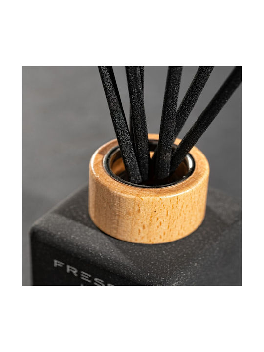 Fresso Raumduft Stäbchen Amora 100 Ml Premium Zuhause Reed Diffusor Fluoreszierend Schwarzes Glasflasche Schwarze Stäbchen Fiberglas 1 Stück 390013/fre