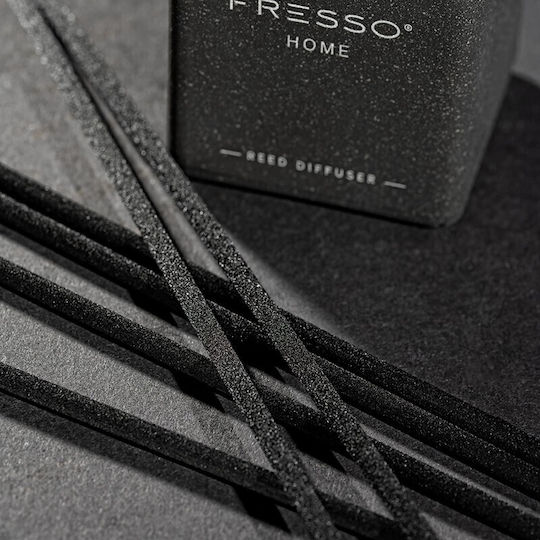 Fresso Αρωματικό Χώρου Στικ Amora 100 Ml Premium Home Reed Diffuser Flowscent Μαύρο Γυάλινο Μπουκάλι Μαύρα Στικ Fiberglass 1 Τεμ 390013/fre Fresso 5905979390013
