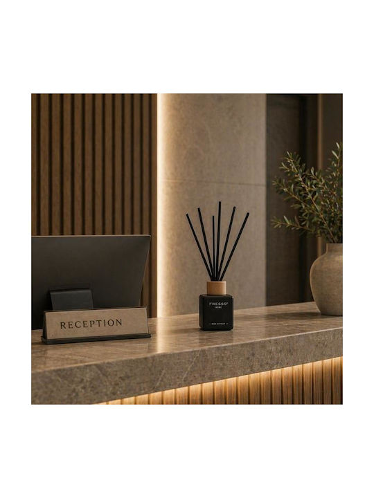 Fresso Raumduft Stäbchen Cadence 100 Ml Premium Home Reed Diffusor Flowscent Schwarz Glasflasche Schwarze Stäbchen Fiberglass 1 Stück 390006/fre