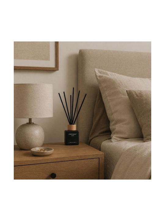 Fresso Raumdüfte Stäbchen Molise 100 Ml Premium Zuhause Reed Diffusor Flowscent Schwarzes Glasflasche Schwarze Stäbchen Fiberglass 1 Stück