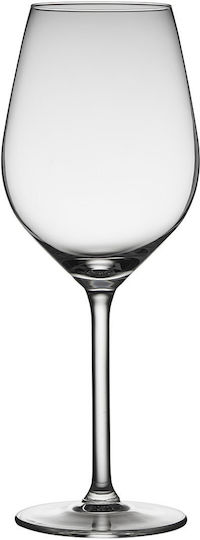Lyngby Glass Set Glasses for White and Red Wine Made of Glass in Red Colour 500ml 4 Pieces