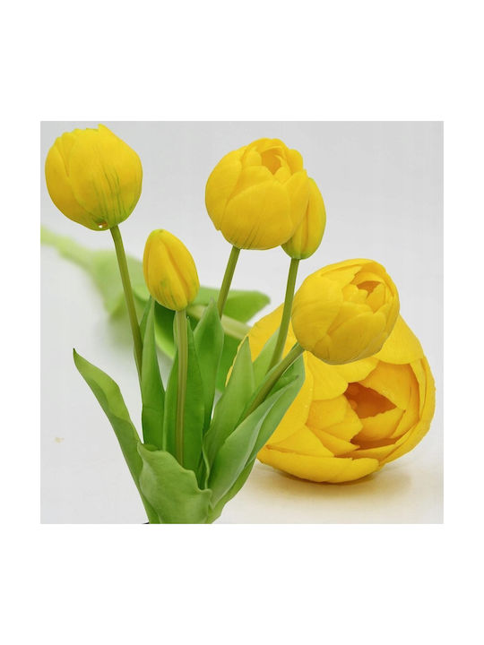 Bouquet of Yellow Peonies 39cm Saska Garden