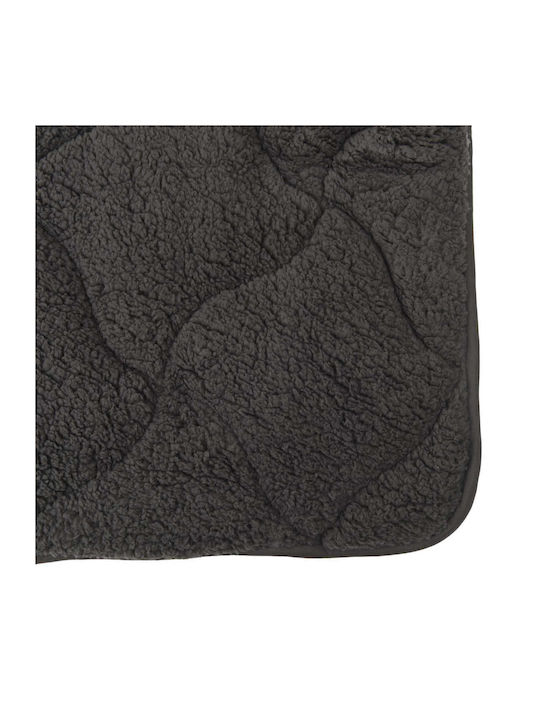 vidaXL Pătură Fleece Canapea 135x200 cm Antracit