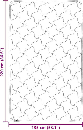 vidaXL vidaXL Fleece Decke Couch 135x200cm Anthrazit