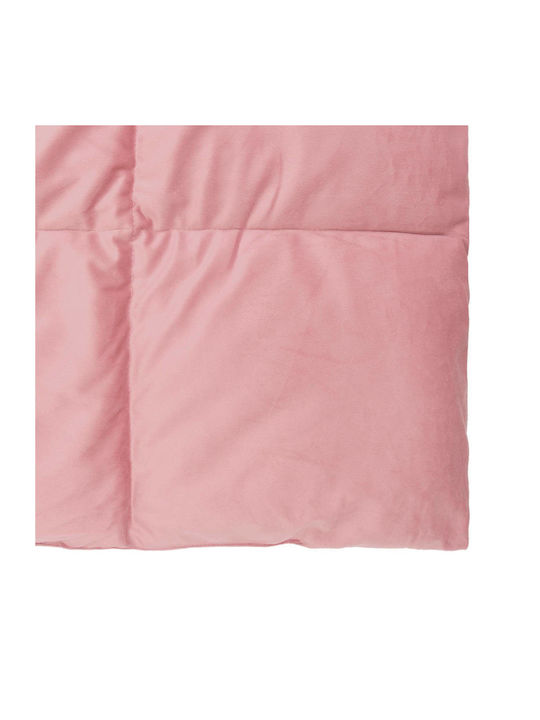 vidaXL Pătură Catifea Dublă 200x200cm Roz