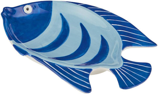 Butlers Taverna Placă Joasă Ceramică Albastră cu Diametru 23cm