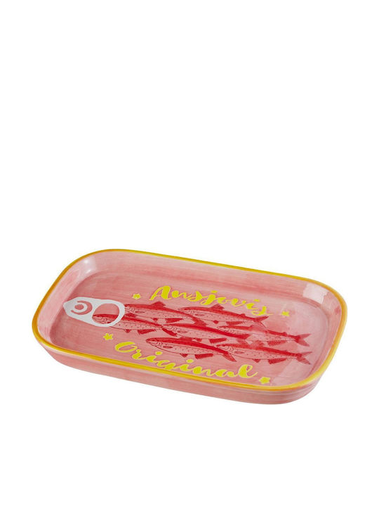 Butlers Coral Coast Servierplatte Untiefe Keramik Orange mit Durchmesser 27cm