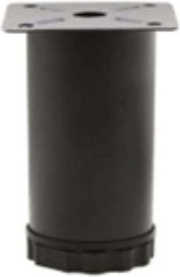 Plastic Furniture Leg 42x42x8cm Black