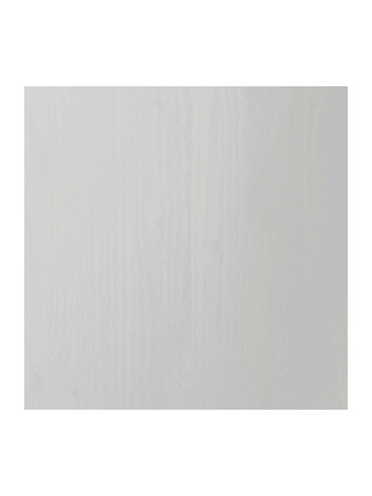 Büroaufbewahrungsschublade aus Massivholz Weiß 53x39x103cm