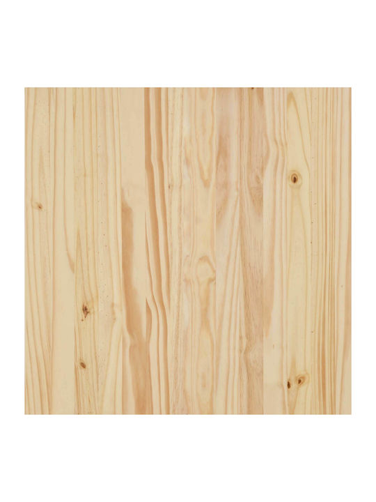 Sertar De Birou Din Lemn Masiv Cu Roți Maro 100x39x65.5cm