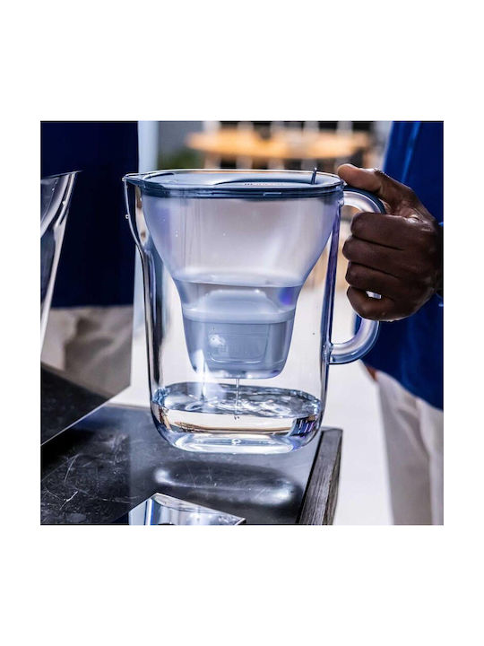 Brita Style Essential XL Кана За Вода С Филтър Тъмносиня + 3 X MX Pro Pure Performance Филтри