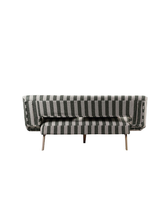 La Spezia Τριθέσιος Καναπές Κρεβάτι Off White 188x81x88εκ.