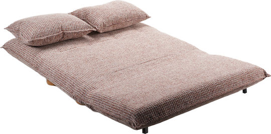 Futon Διθέσιος Καναπές Κρεβάτι Terracotta 141x87x76εκ.