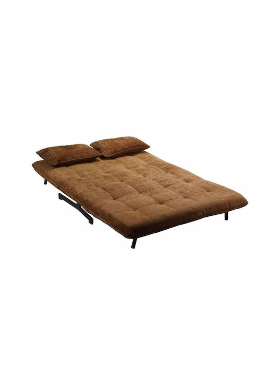 Escada Doppelsitzer Sofa Bett Senfgelb 142x88x86cm
