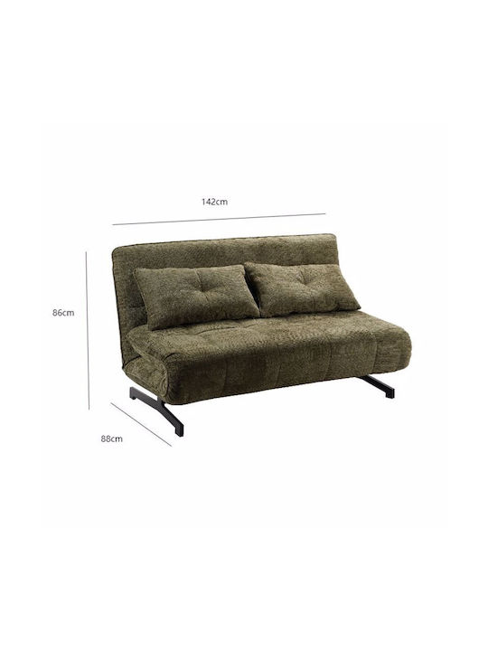 Escada Двуместен Диван Легло Маслинен 142x88x86см