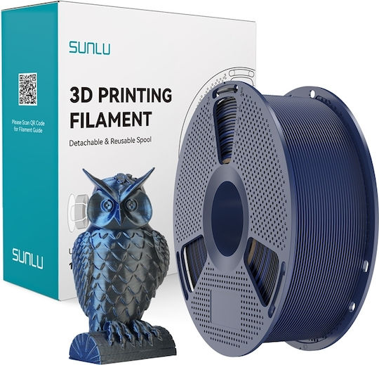 Sunlu Silk PLA+ 3D Printer Filament Μαύρο