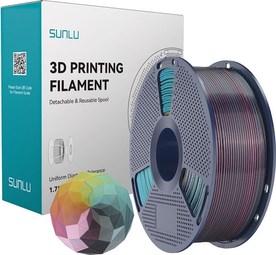 Sunlu Filament Silk PLA+ Pentru Imprimante 3D Roșu