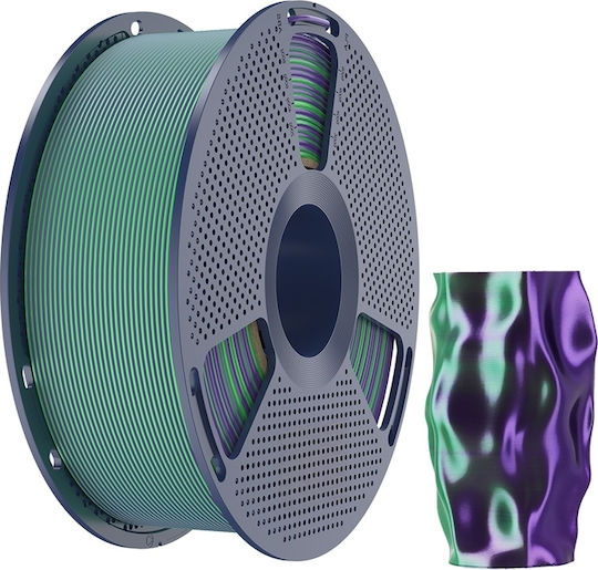 Sunlu PLA+ 3D Printer Filament πράσινο και μοβ