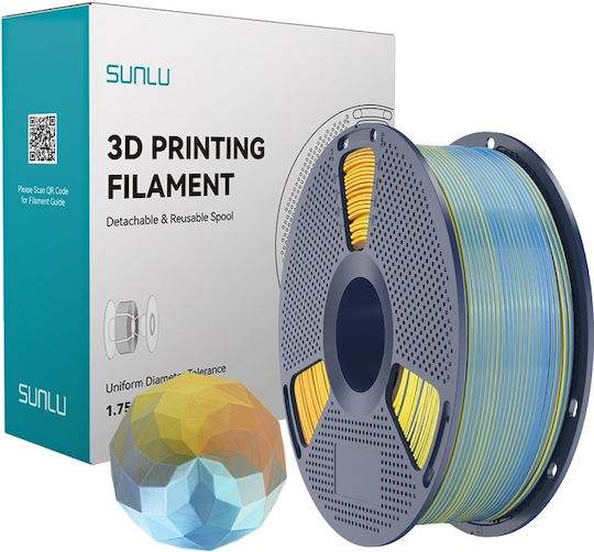 Sunlu PLA+ 3D Принтер Филамент Син Лилав Оранжев