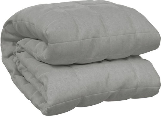 vidaXL vidaXL Schwerkraftdecke Doppel 200x200cm Grau
