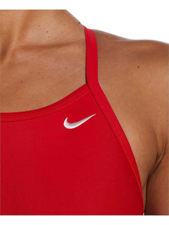 Racerback Спортен Бански Костюм Червен