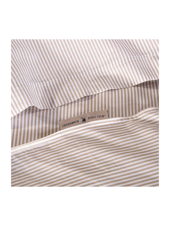 Greenwich Polo Club 2389 Bettlaken King Size 260x280cm Taupe