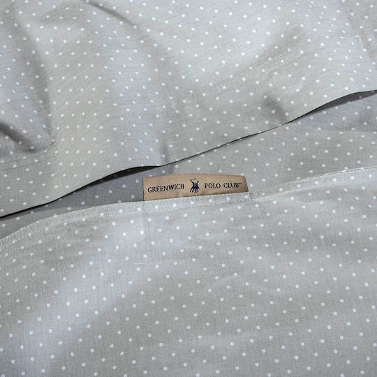 Greenwich Polo Club 2391 Super-Double Bed Sheet 240x260cm Grey