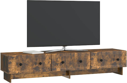 TV-Ständer Aus Geräucherter Eichenholz M147xT34.5xH30cm