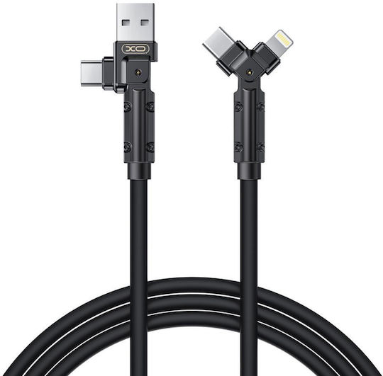 XO Cablu USB la Type-C / Lightning 16.005.0414
