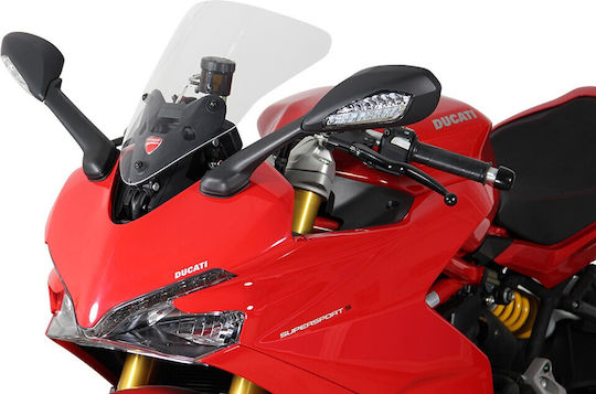 MRA Motorrad-Windschutzscheibe Ducati Supersport 950 S Va 2021 Om Shape Transparent