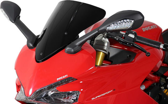 MRA Motorrad-Windschutzscheibe Ducati Supersport 950 S Va 2021 Om Shape Transparent