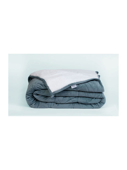 Nordic Paradise Κουβέρτα Βαρύτητας Sherpa Μονή 150x200εκ. Gray