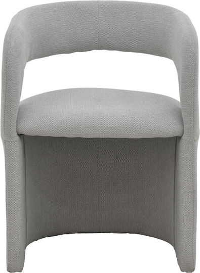 Cocon Ess- und Küchenstühle mit Stoffbezug Grau Beige 58x58x80cm