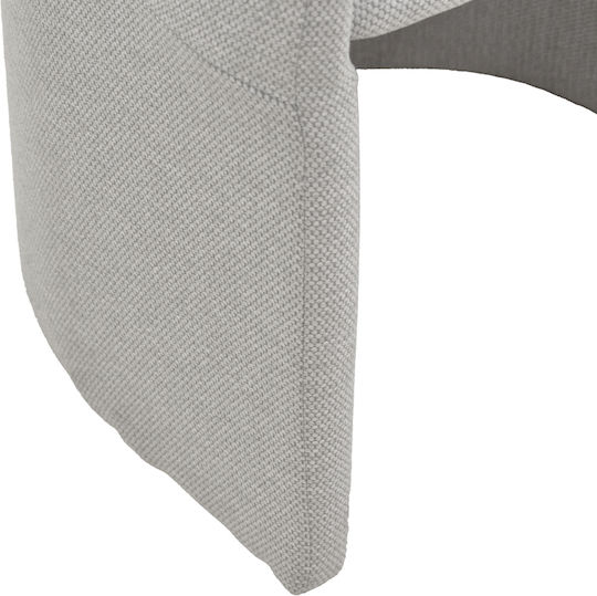 Cocon Ess- und Küchenstühle mit Stoffbezug Grau Beige 58x58x80cm