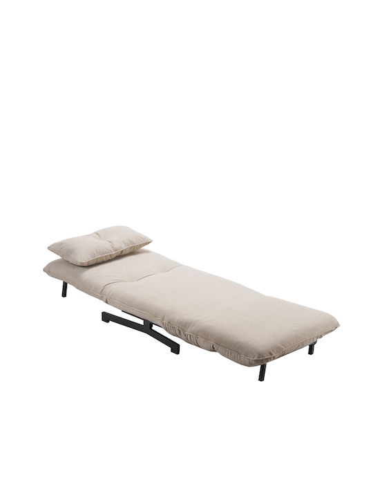Tessera Sessel Bett Taupe 86x86x83cm