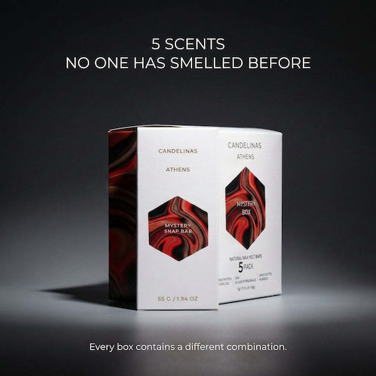 Candelinas Mystery 5 Bar Box Ceară Topită Snap Bar 55g Lumânare Aromatică Naturală
