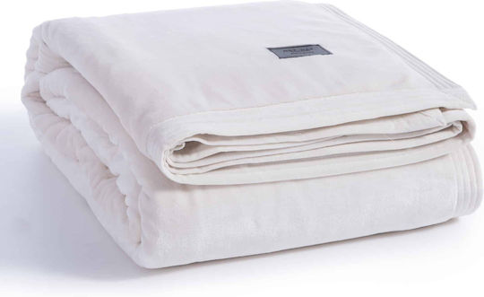 Nef-Nef Homeware Velosso Υπέρδιπλη 230x240εκ. Ecru