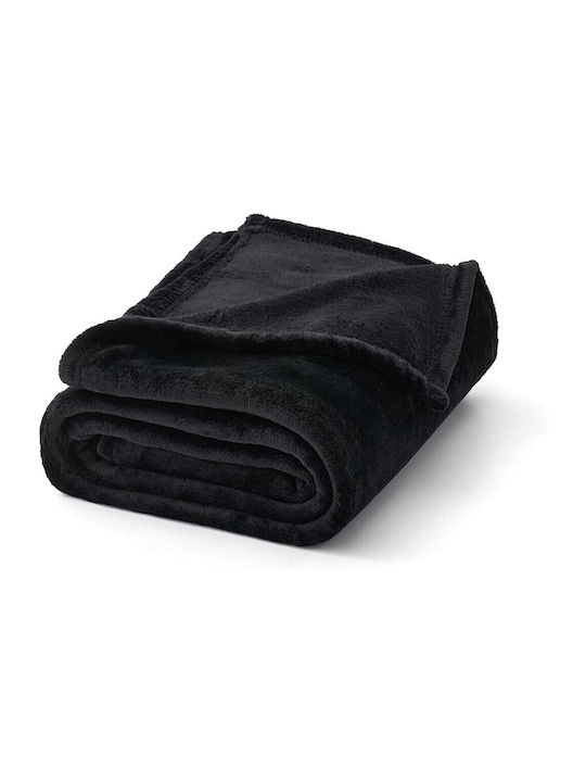 Fleecedecke Couch 130x150cm Schwarze