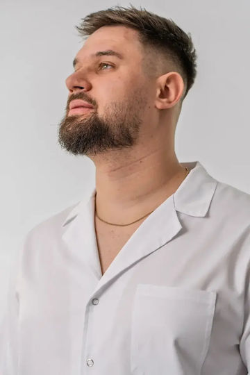 Masstex Unisex Ρούχο Γιατρών / Νοσηλευτών Λευκό