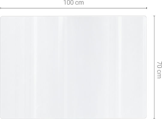 Tulup Verschiedene Haushaltsartikel PVC Oberfläche Transparent Weiches Glas Küche 100x70 cm
