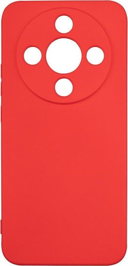 Beline Umschlag Rückseite Silikon Rot (Honor Magic 8 Lite)