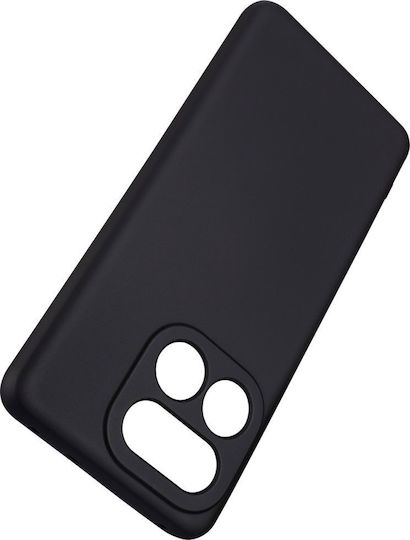 Beline Handyhülle aus Silikon Schwarz (Realme 16 Pro+)