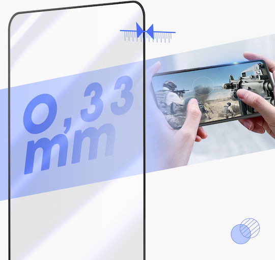 Mayaxess Displayschutzfolie Moto G17 G17 Power In Abgeschrägtem Gehärtetem Glas 9h Transparent
